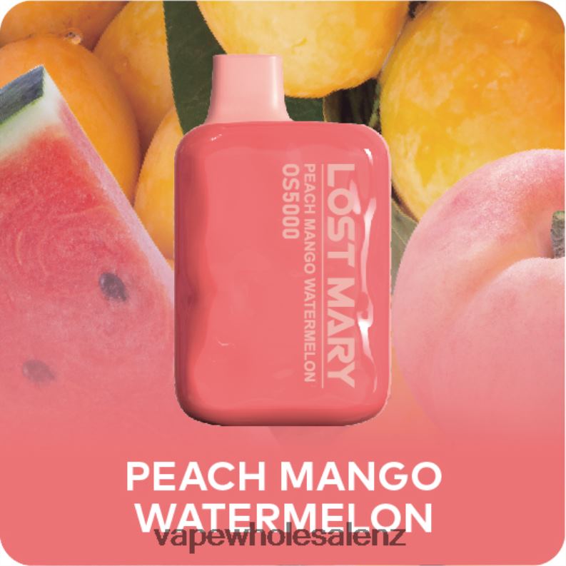 E Cigarettes Wholesale Suppliers - Peach Mango Watermelon NPP44495 LOST MARY OS5000