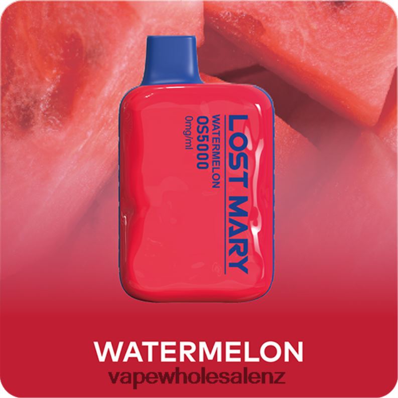 E Cigarettes Wholesale Suppliers - Watermelon NPP44505 LOST MARY OS5000 0mg/ml