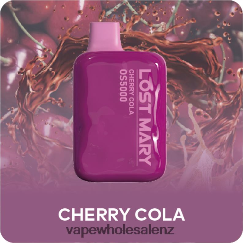 Vape Wholesale Supplier NZ - Cherry Cola NPP44488 LOST MARY OS5000