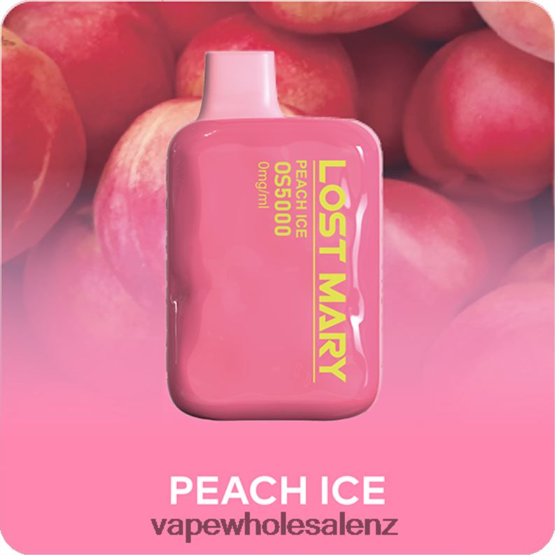Vape Wholesale Supplier - Peach Ice NPP44509 LOST MARY OS5000 0mg/ml