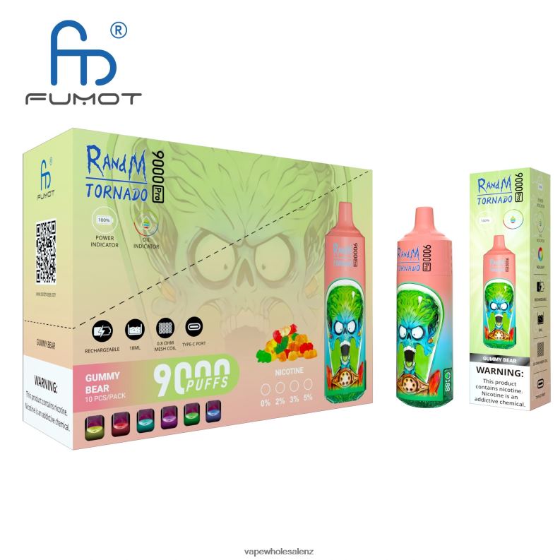 E Cig Wholesale - Disposable NPP442 RandM Tornado 9000 5%