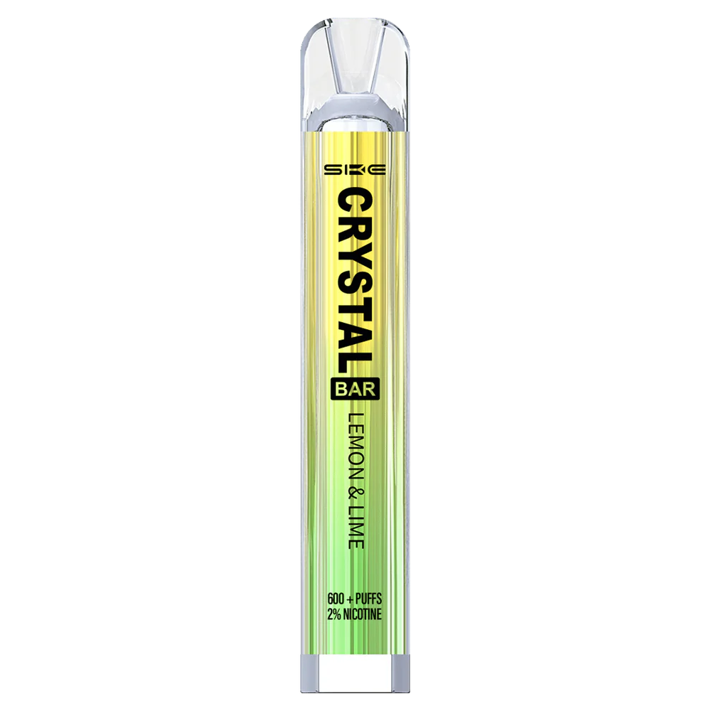 E Cig Wholesale - Lemon & Lime NPP44262 SKE Crystal Bar Disposable Vape 600 Puffs