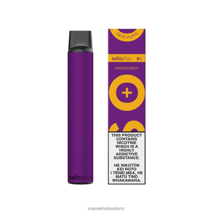 Vape Wholesale Supplier - Passionfruit 428229 Solo Plus Disposable Vape