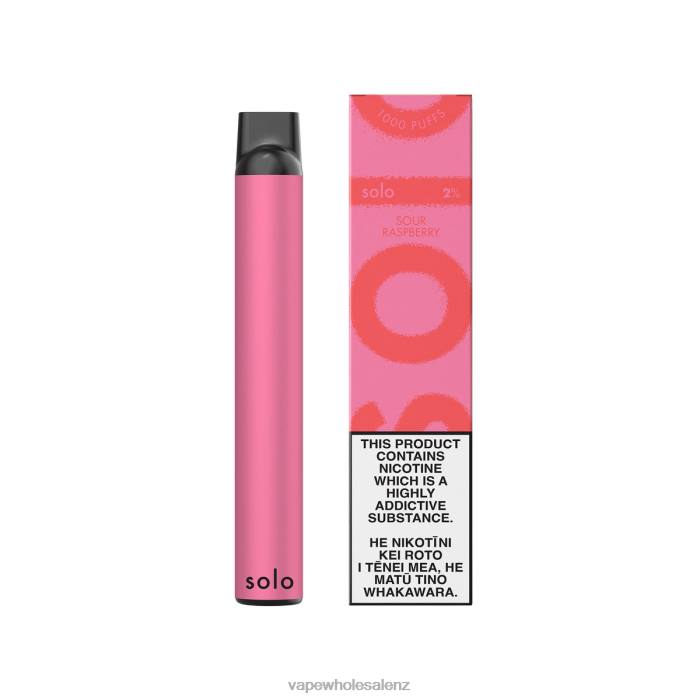 Vape Wholesale Near Me - Sour Raspberry 428213 Solo Disposable Vape