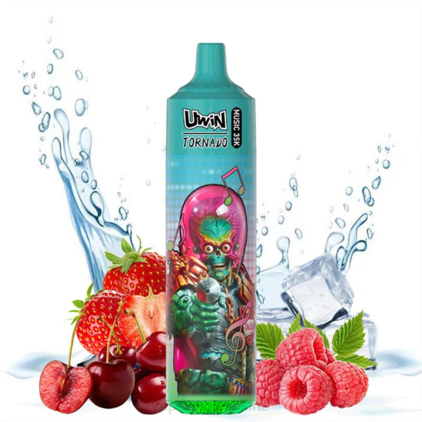 E Cig Wholesale - Strawberry Raspberry Cherry Ice UWIN CRYSTAL 35K DISPOSABLE VAPE Z40H4X22