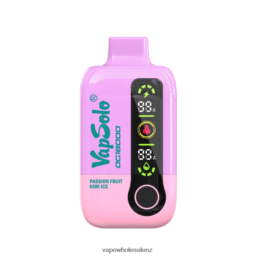 Electronic Cigarette Wholesale Supplier - VapSolo DG18000 Passion Fruit Kiwi Ice J64DT64