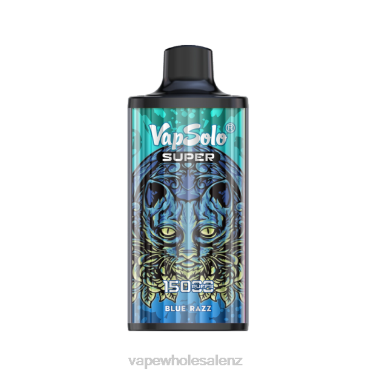 Vape Wholesale Supplier NZ - Vapsolo SUPER Disposable Vape Blue Razz NTV8108