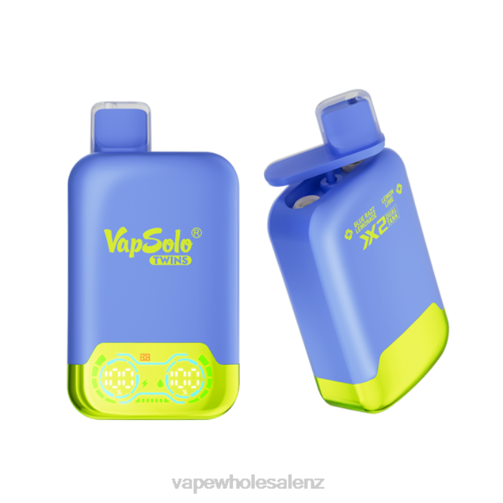 Vaping Stores NZ - Vapsolo TWINS Disposable Vape Blue Razz Lemonade & Lemon Lime NTV8120