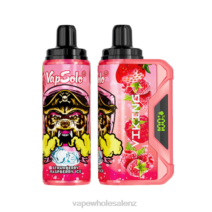 Electronic Cigarette Online - Vapsolo VIKING Disposable Vape Strawberry Raspberry Ice NTV8139