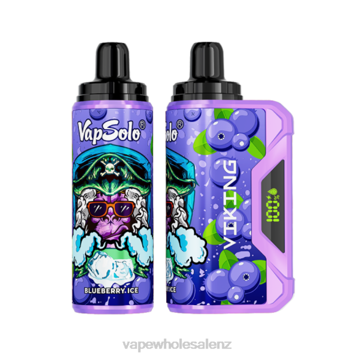 Vape Wholesale Distributor NZ - Vapsolo VIKING Disposable Vape Blueberry NTV8130