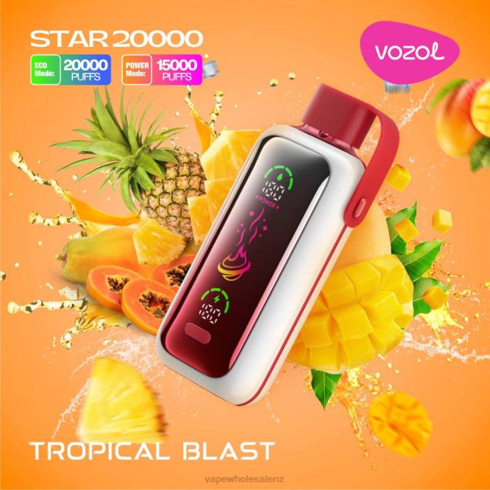 E Cig Wholesale - TROPICAL BLAST VOZOL STAR 20000 4XV22