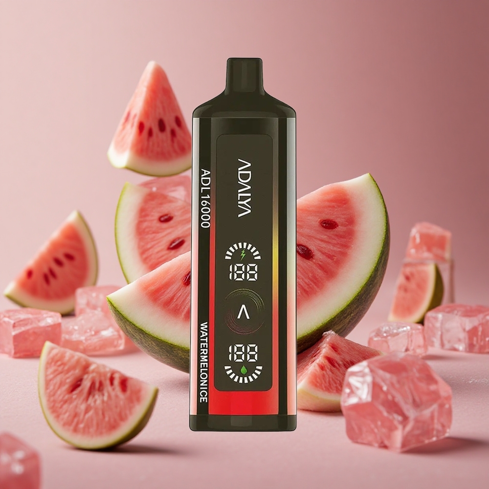 Adalya ADL 16000 PRO Puffs Disposable Vape Watermelon Ice 25ml USB-C New Zealand wholesale suppliers