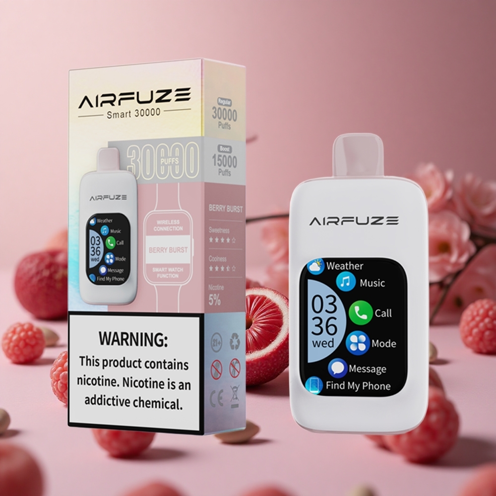 AirFuze Smart 30000 Puffs Berry Burst Disposable Pod with 900mAh Battery and Type-C Charging New Zealand wholesale suppliers