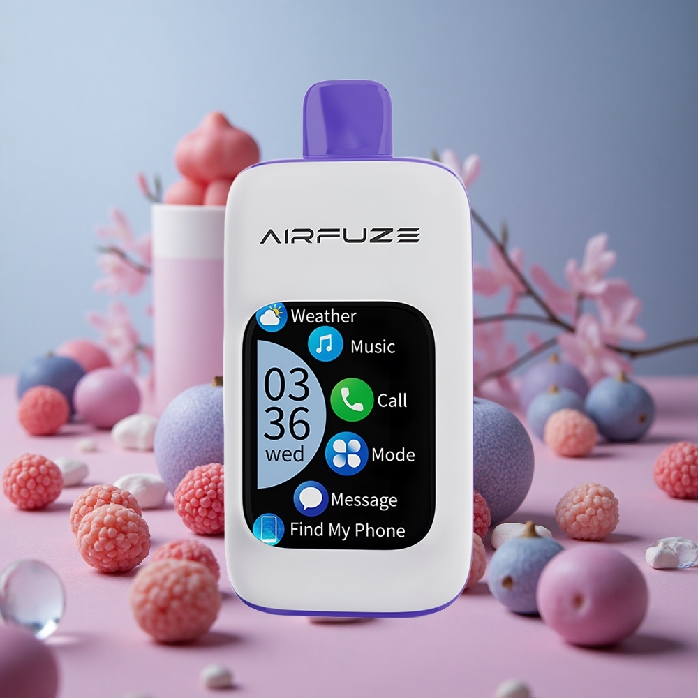 AirFuze Smart 30000 Puffs Blue Razz Ice Disposable Pod with 900mAh Battery and Type-C Charging New Zealand wholesale suppliers