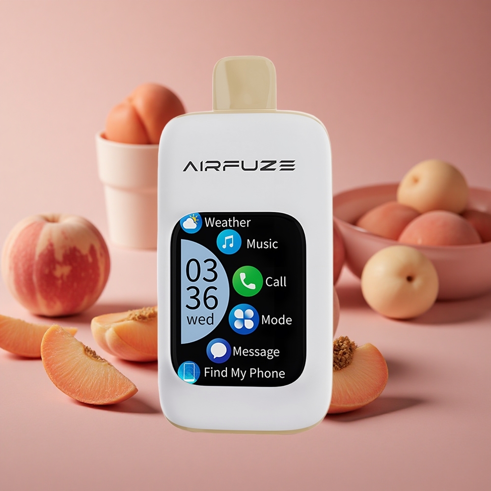 AirFuze Smart 30000 Puffs Disposable Vape Juicy Peach 900mAh Type-C New Zealand wholesale suppliers