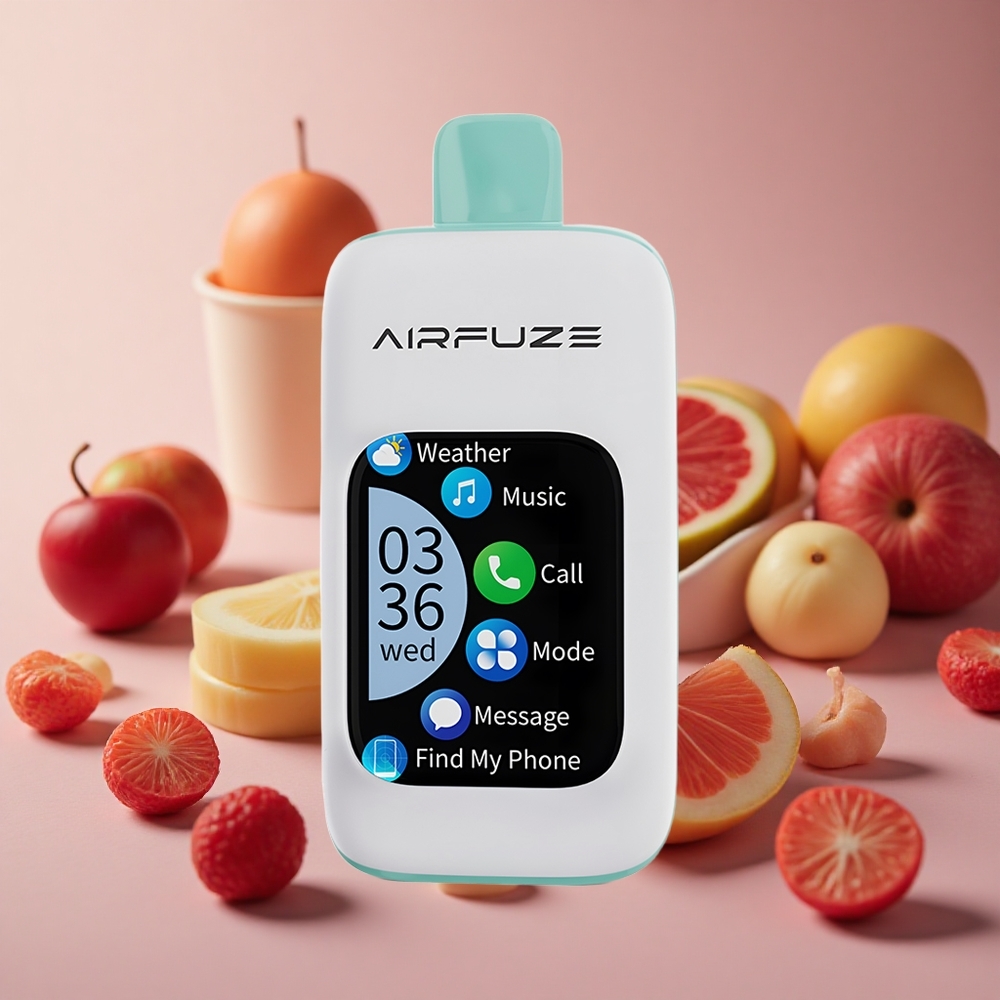 AirFuze Smart 30000 Puffs Disposable Vape Rainbow Fruit Burst with 900mAh Battery & Type-C Charging for New Zealand wholesale suppliers