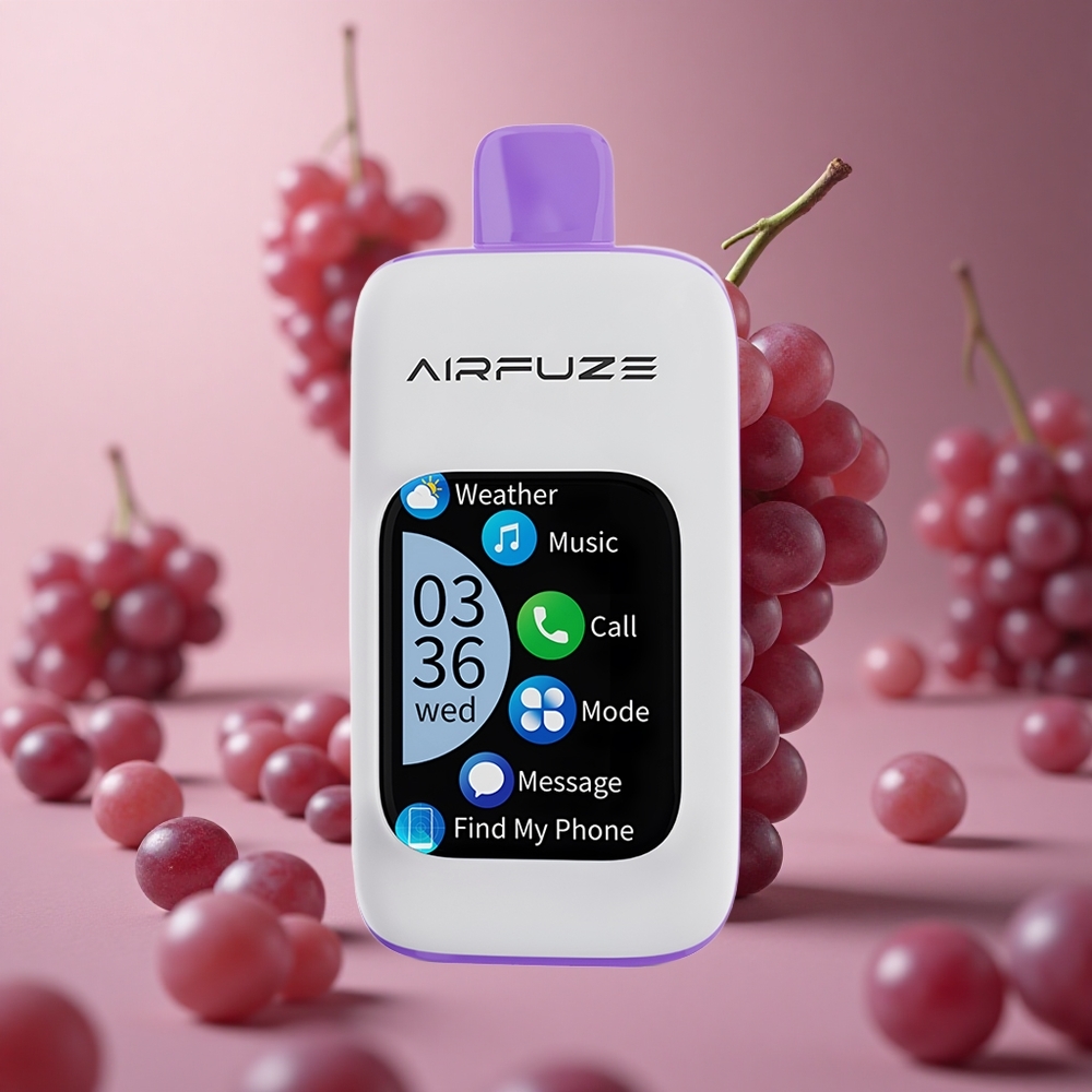 AirFuze Smart 30000 Puffs Grape Burst Disposable Pod with 900mAh Battery and Type-C Charging New Zealand wholesale suppliers