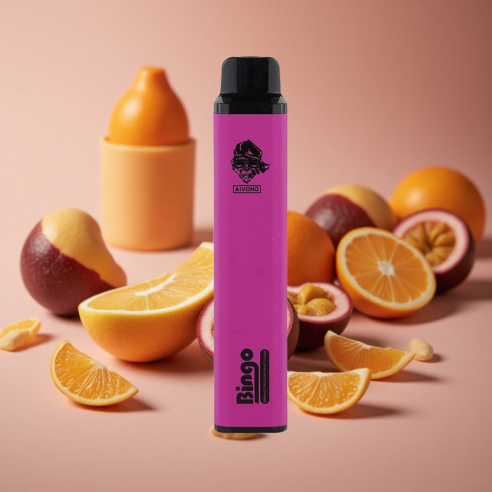 Aivono Aim Bingo 4000 Puffs Orange Passion Fruit Guava 1000mAh Battery 10mL E-Liquid New Zealand wholesale suppliers