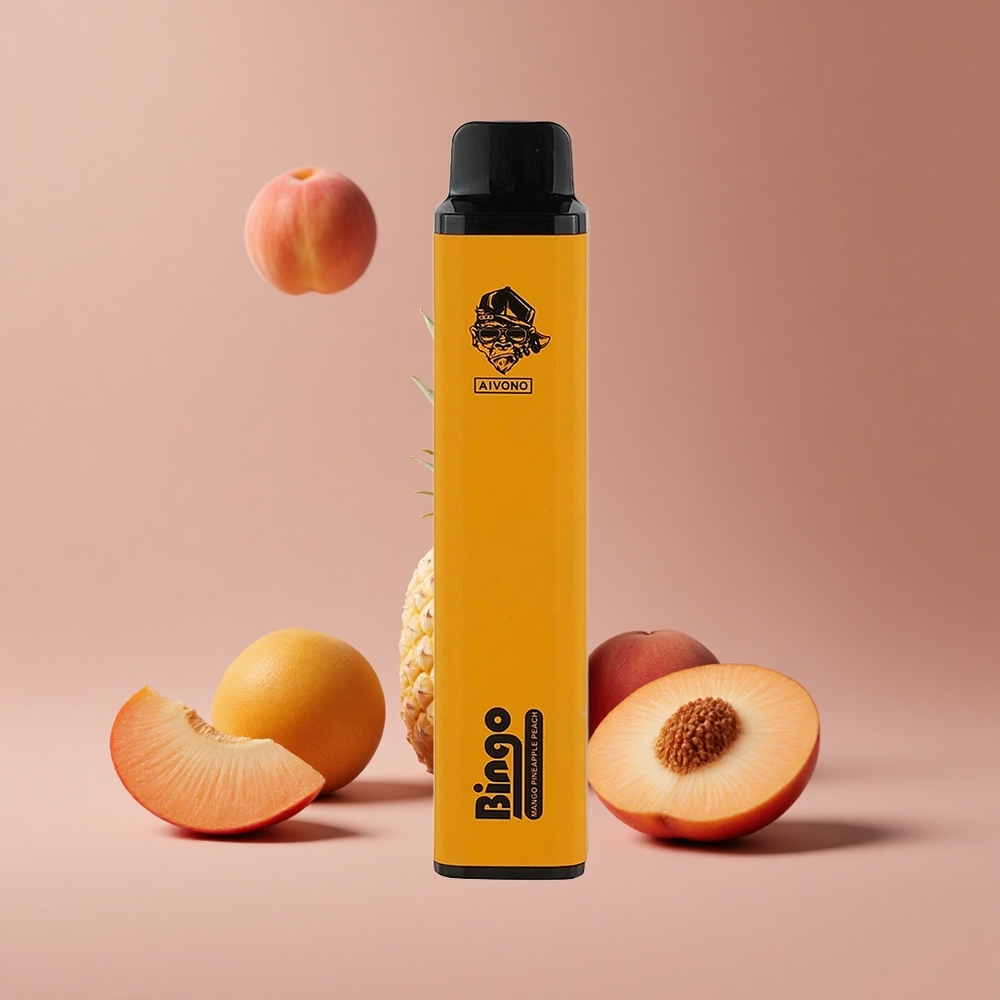 Aivono Aim Bingo 4000 Puffs Wango Pineapple Peach 1000mAh Battery 10mL E-Liquid New Zealand wholesale suppliers
