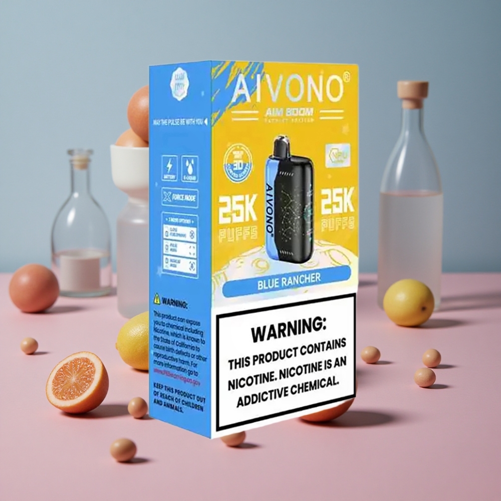 Aivono Aim Boom 25000 Puffs 28ml Blue Rancher New Zealand wholesale suppliers