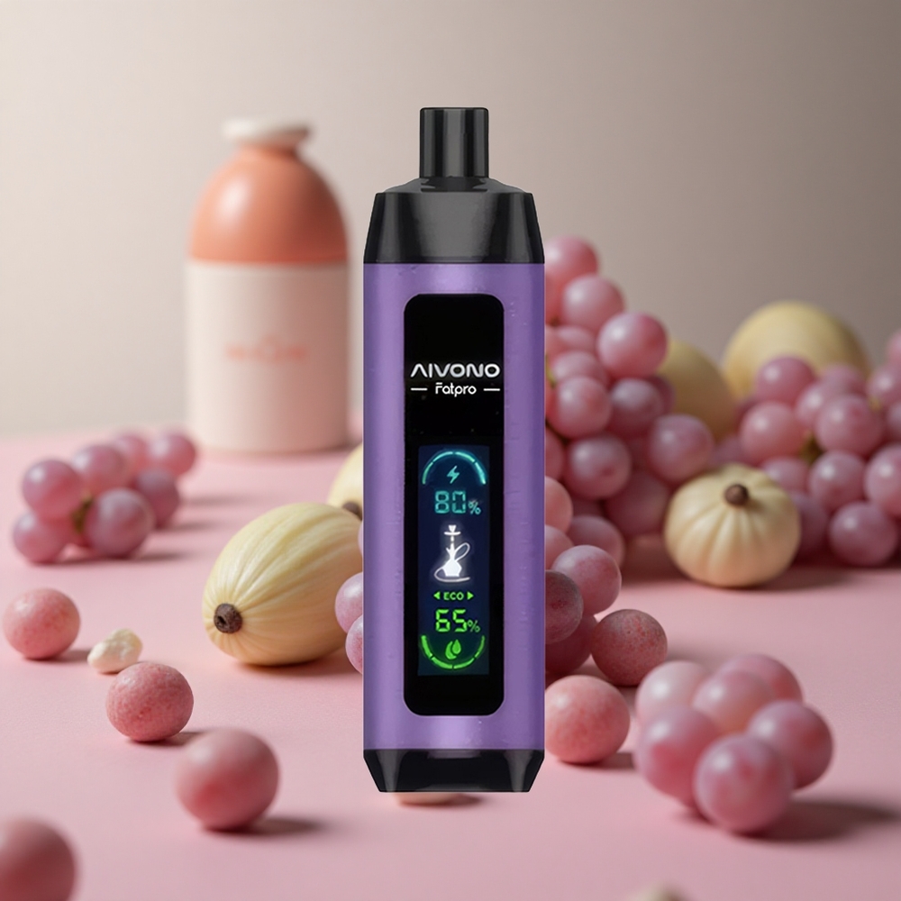 Aivono Aim Fatpro 22000 Puffs Grape Mint 28ml E-liquid 600mAh Rechargeable New Zealand wholesale suppliers