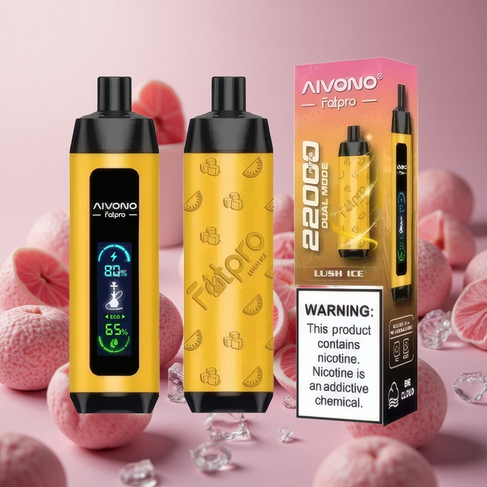 Aivono Aim Fatpro 22000 Puffs Lush Ice 28ml E-liquid 0.6 ohm Mesh Coil New Zealand wholesale suppliers