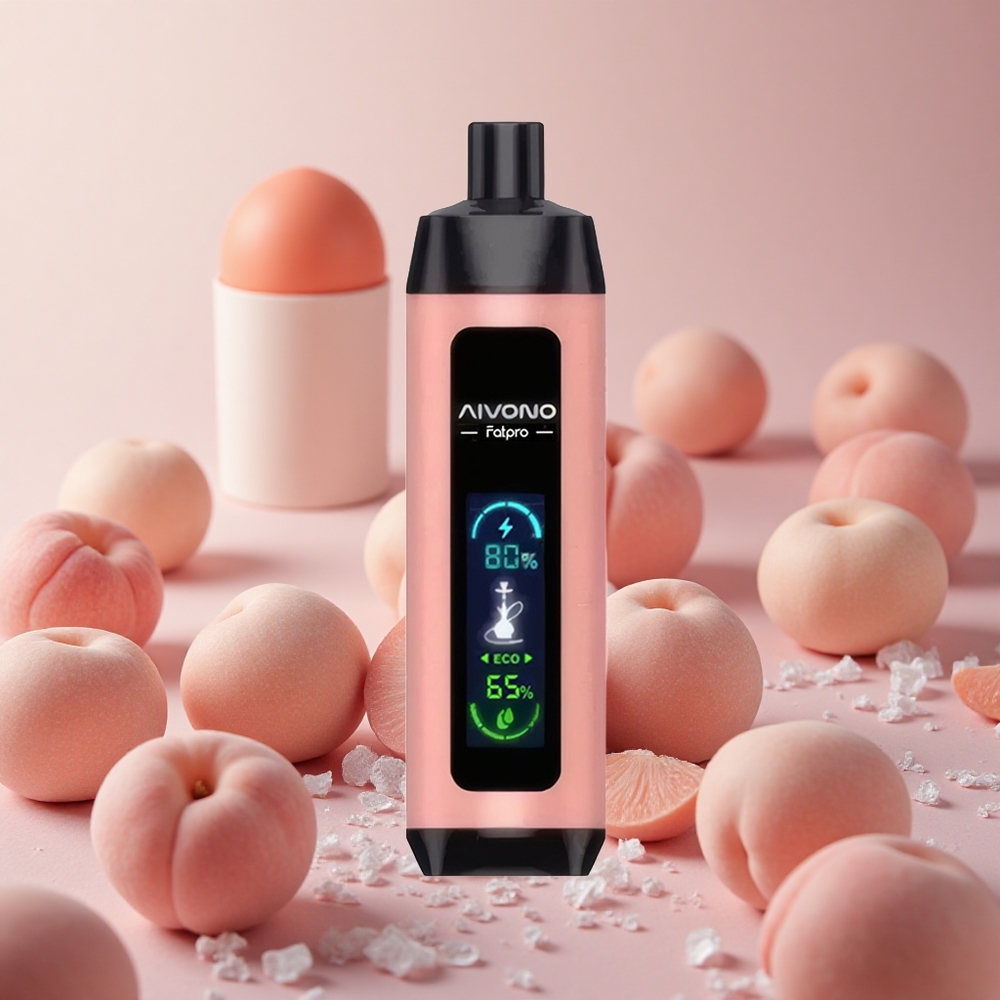 Aivono Aim Fatpro 22000 Puffs Peach Ice 28ml E-liquid 600mah Rechargeable New Zealand wholesale suppliers