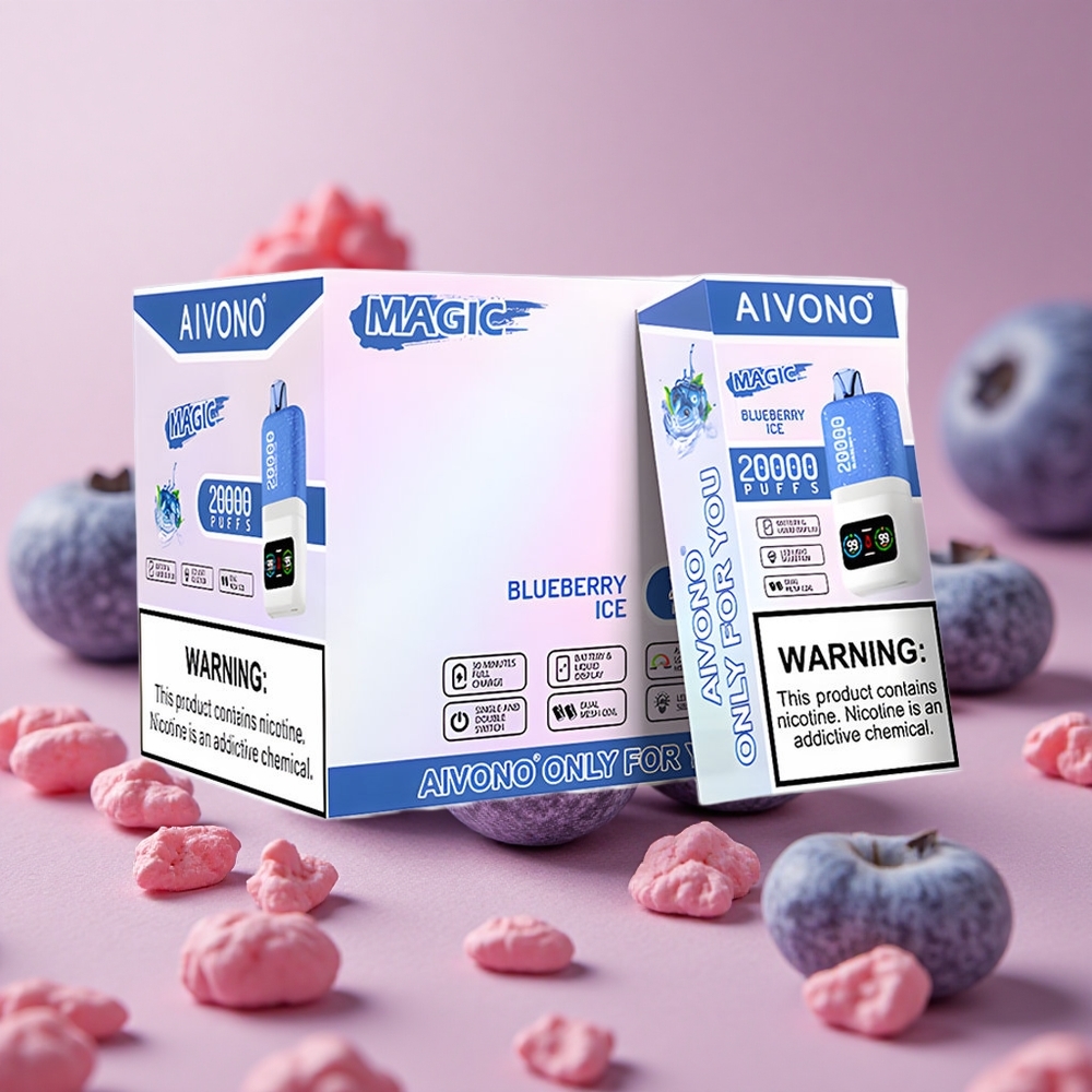 Aivono Aim Magic 20000 Puffs 26ml E-liquid Blueberry Ice New Zealand wholesale suppliers