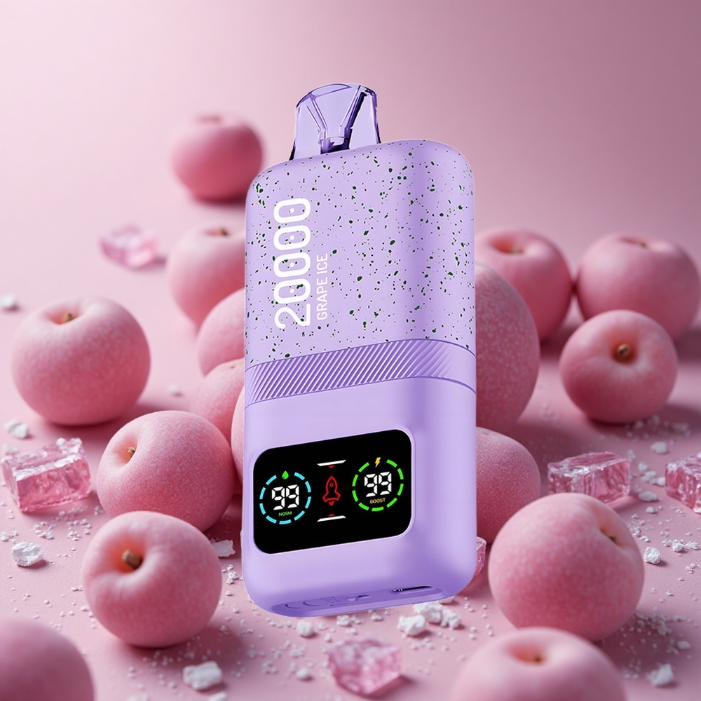 Aivono Aim Magic 20000 Puffs 26ml E-liquid Dual Mesh Coils Grape Ice New Zealand wholesale suppliers