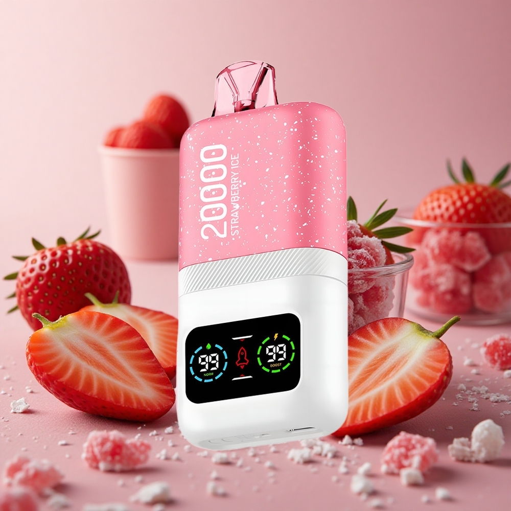 Aivono Aim Magic 20000 Puffs Dual Mesh Coils 26ml E-liquid Strawberry Ice New Zealand wholesale suppliers