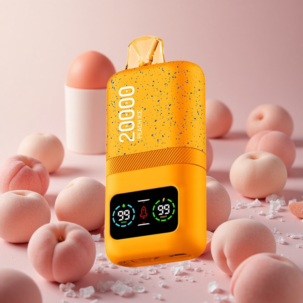 Aivono Aim Magic 20000 Puffs Peach Ice Dual Mesh Coils Type-C Rechargeable New Zealand wholesale suppliers