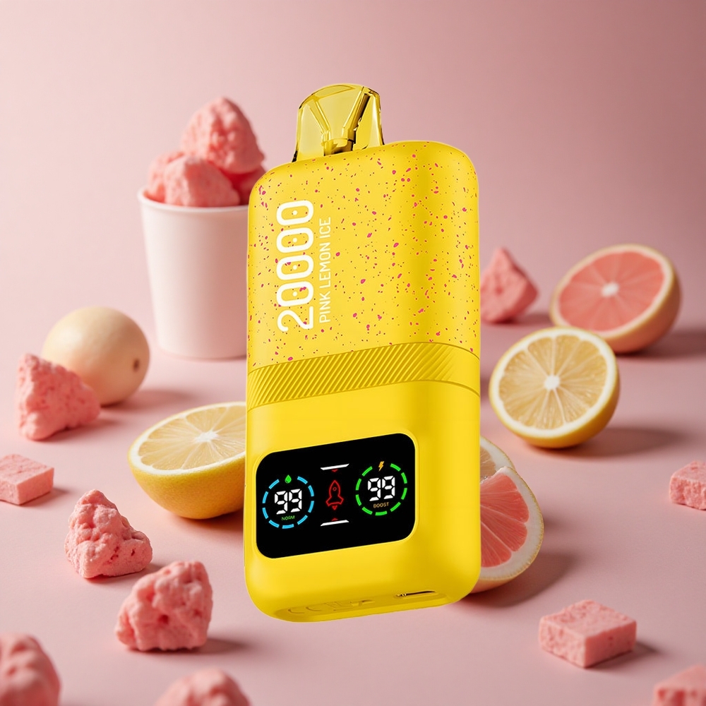 Aivono Aim Magic 20000 Puffs Pink Lemon Ice Dual Mesh Coils Type-C Rechargeable New Zealand wholesale suppliers