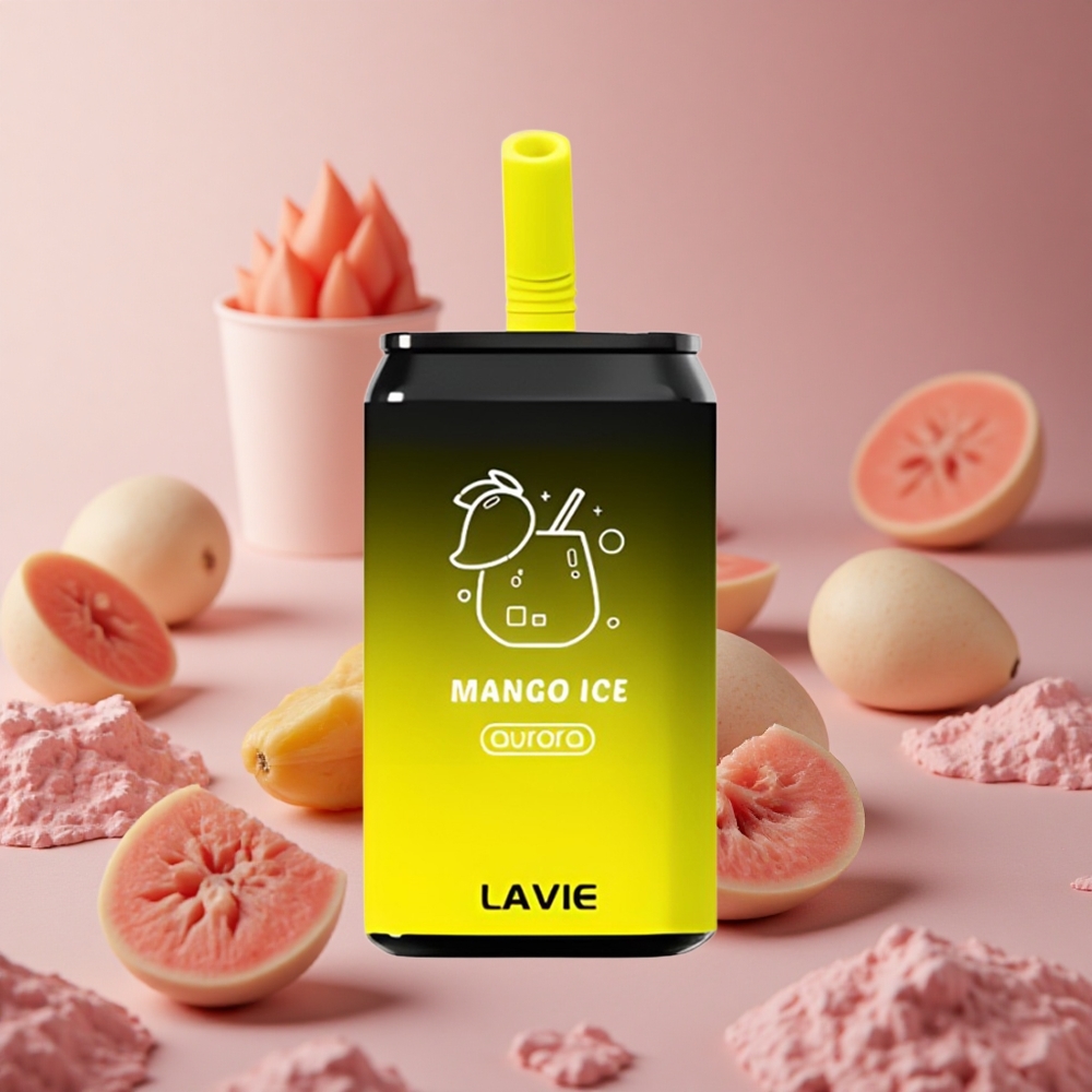 LAVIE Aurora 11000 Puffs Mango Ice 650mAh Type C Rechargeable New Zealand wholesale suppliers