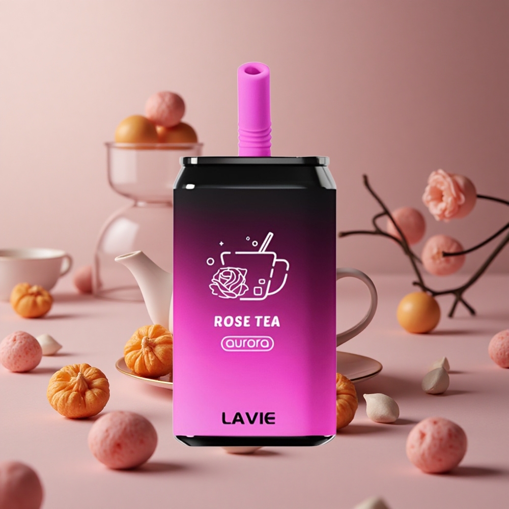 LAVIE Aurora 11000 Puffs Rose Tea Type C Rechargeable 22ML New Zealand wholesale suppliers