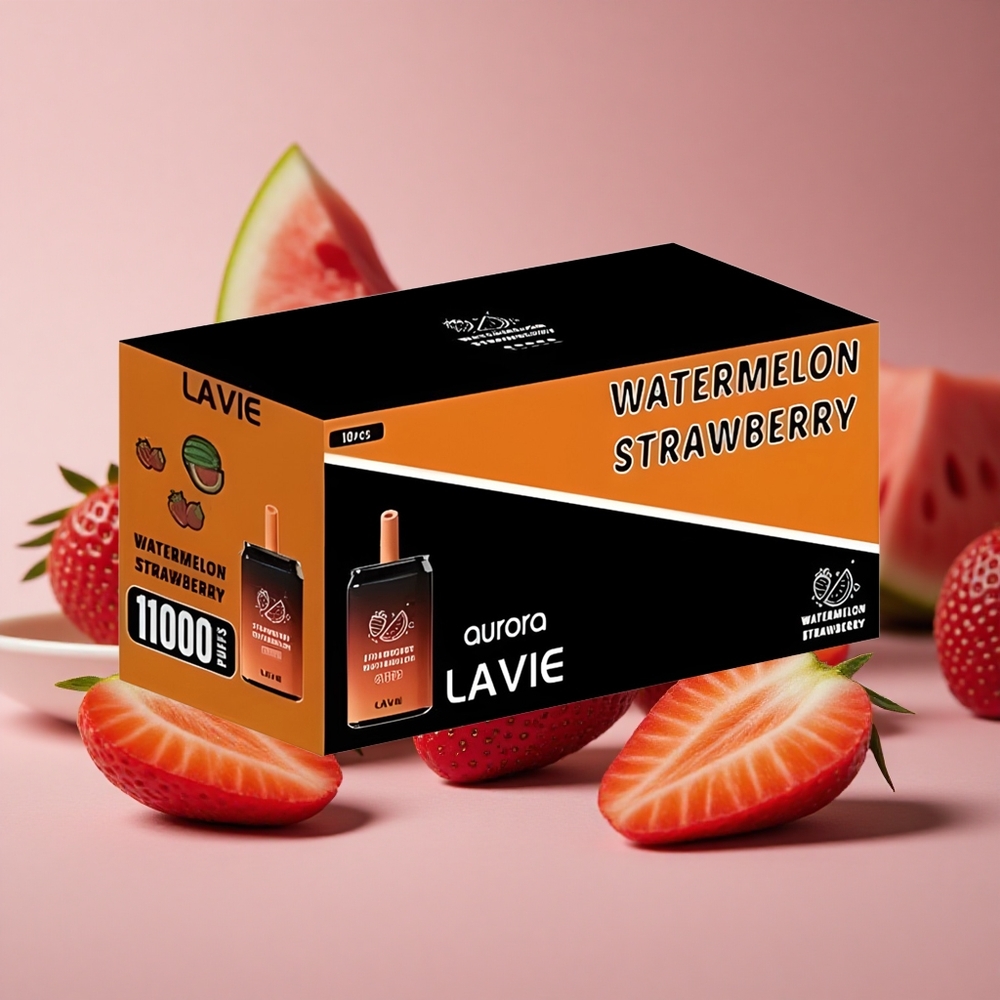 LAVIE Aurora 11000 Puffs Strawberry Watermelon 22ML Type C Rechargeable New Zealand wholesale suppliers