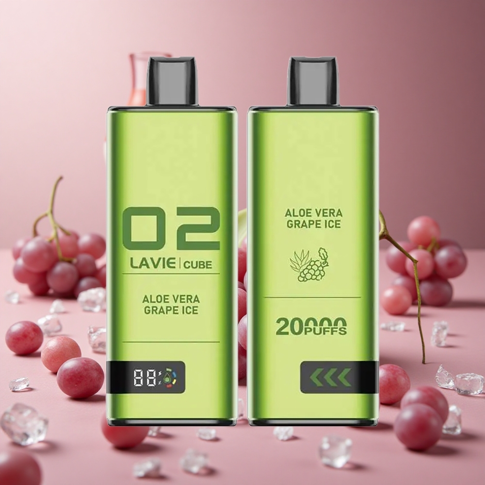 Lavie Cube 20000 Puffs Aloe Vera Grape Ice Disposable Vape 28ML New Zealand wholesale suppliers