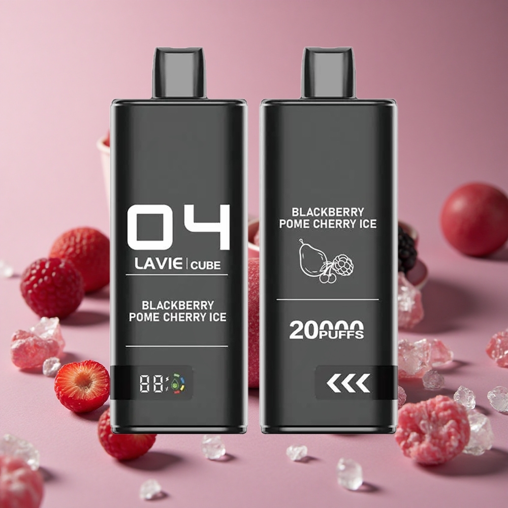 Lavie Cube 20000 Puffs Blackberry Pome Cherry Ice Disposable Vape 28ML Type C New Zealand wholesale suppliers