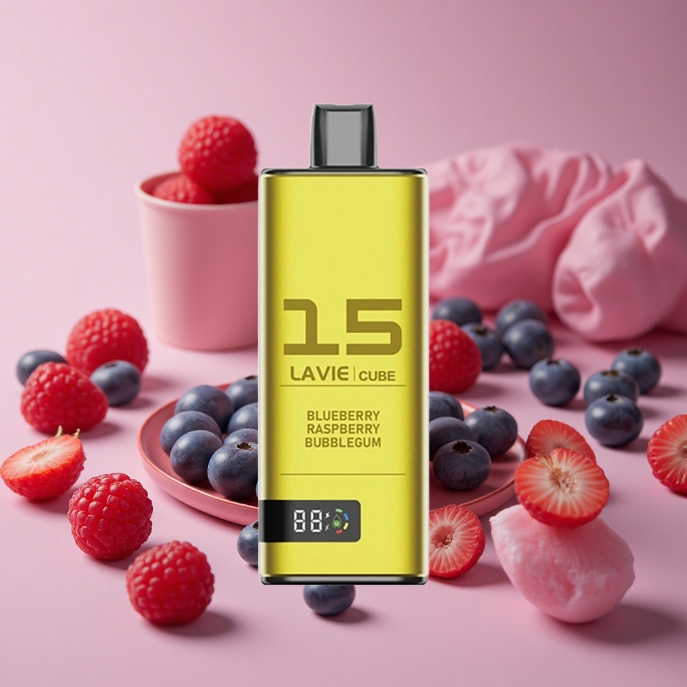 Lavie Cube 20000 Puffs Blueberry Raspberry Bubblegum Disposable Vape 28ML New Zealand wholesale suppliers