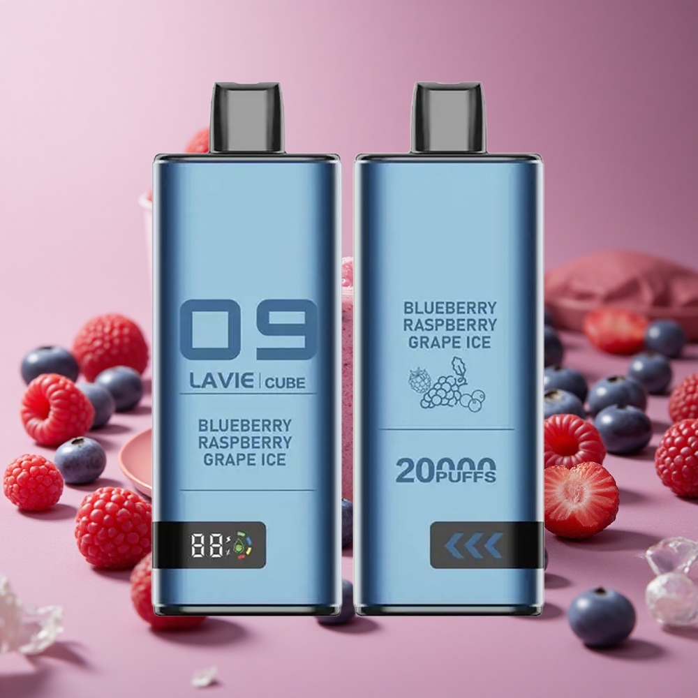 Lavie Cube 20000 Puffs Blueberry Raspberry Grape Ice 28ML New Zealand wholesale suppliers