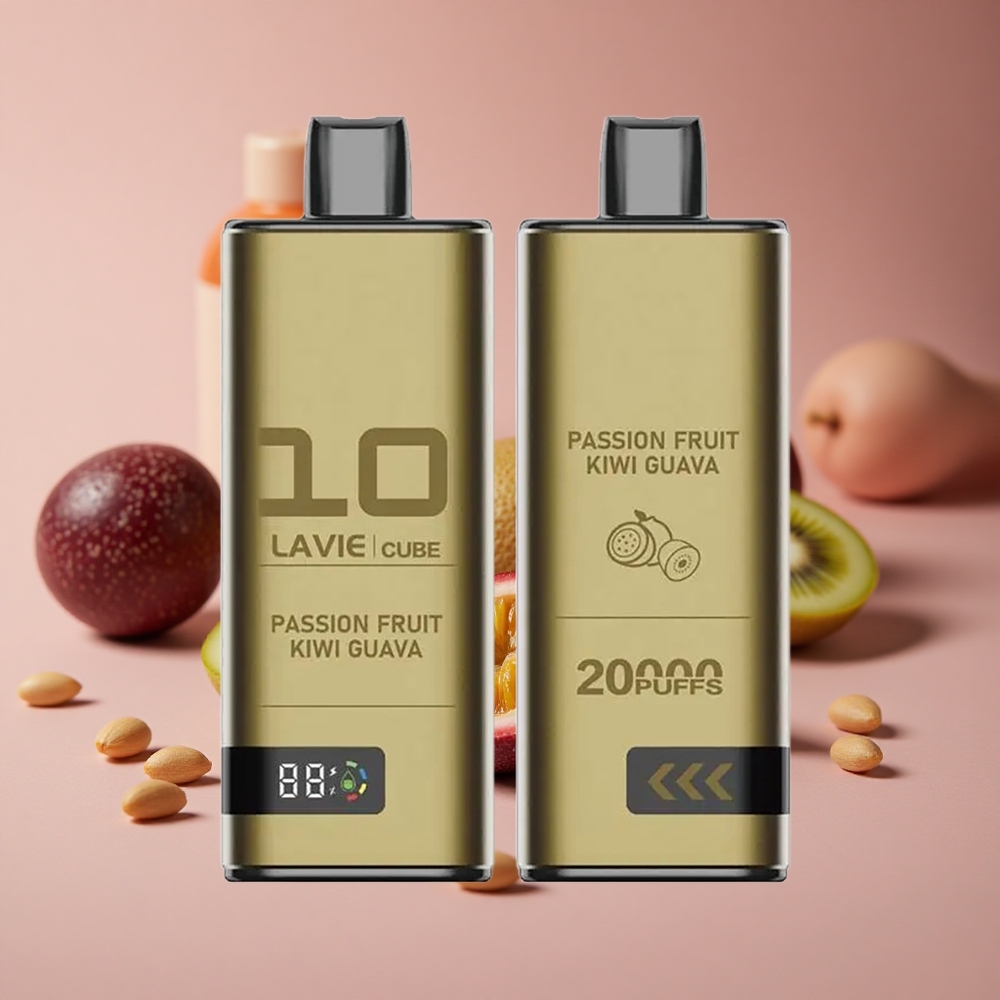 Lavie Cube 20000 Puffs Passion Fruit Kiwi Guava Disposable Vape 28ML Type C New Zealand wholesale suppliers