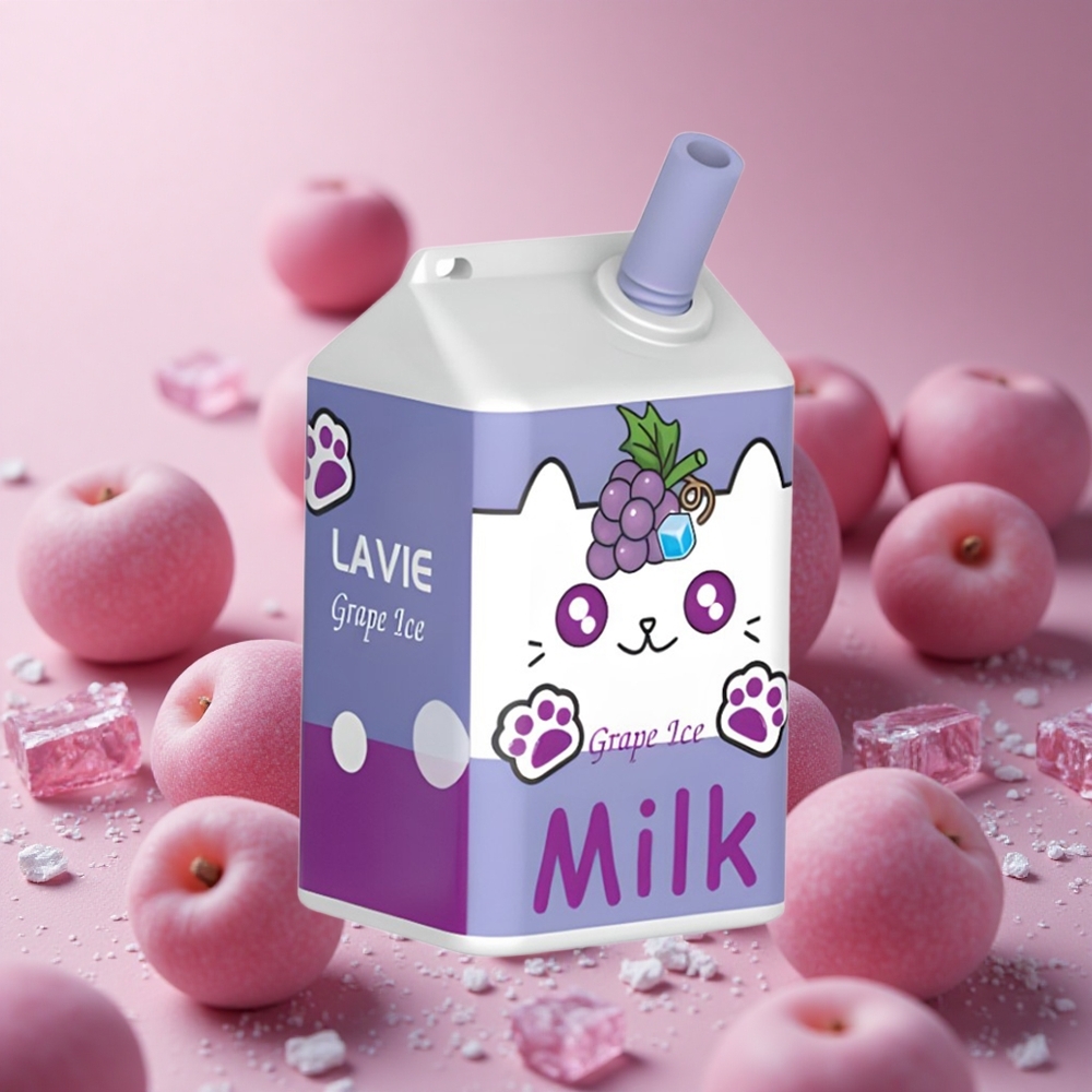 LAVIE Milk 7000 Puffs Grape Ice 16ML Type C New Zealand wholesale suppliers