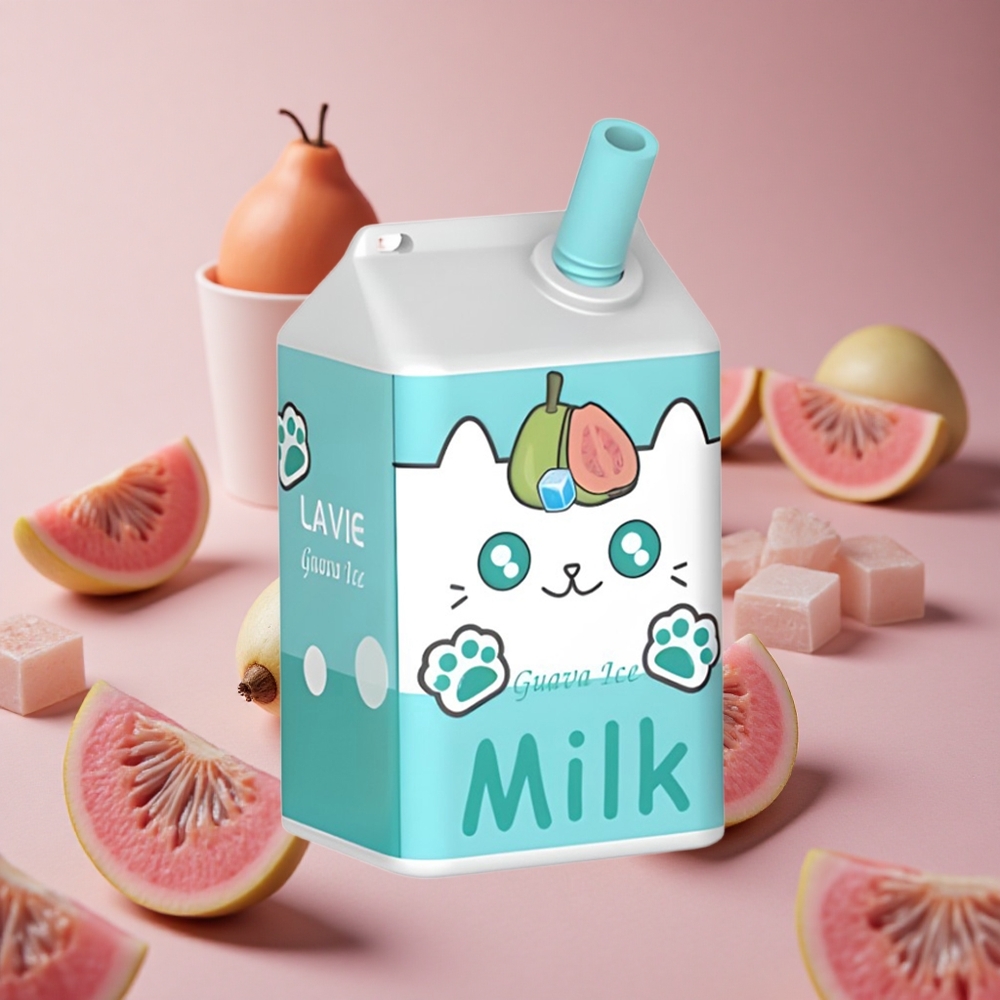 LAVIE Milk 7000 Puffs Guava Ice 16ML Type C Rechargeable New Zealand wholesale suppliers