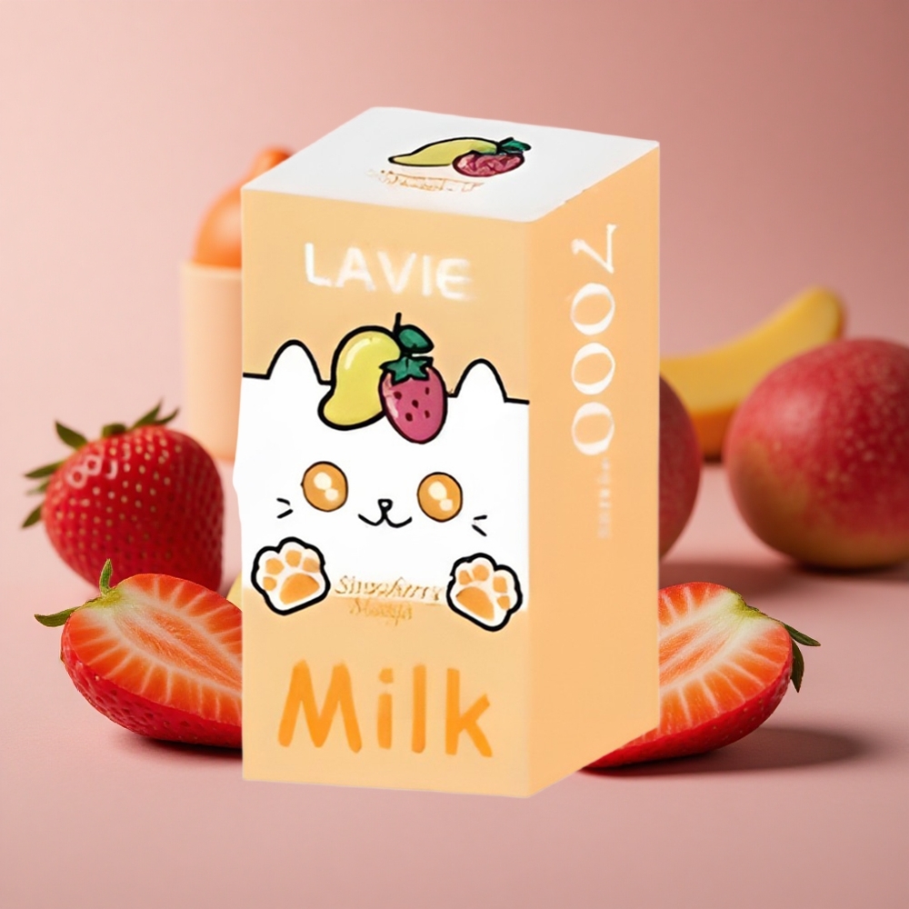 LAVIE Milk 7000 Puffs Strawberry Mango 16ML Type C New Zealand wholesale suppliers