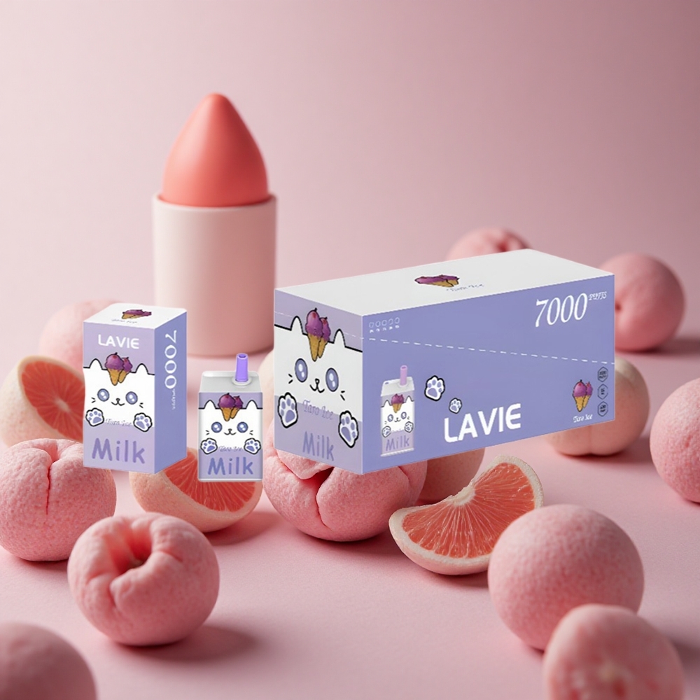 LAVIE Milk 7000 Puffs Taro Ice 16ML Type C New Zealand wholesale suppliers