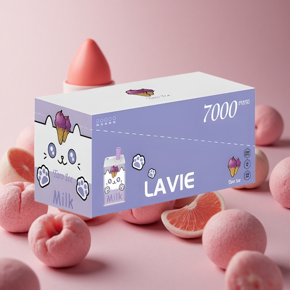 LAVIE Milk 7000 Puffs Taro Ice 16ML Type C New Zealand wholesale suppliers