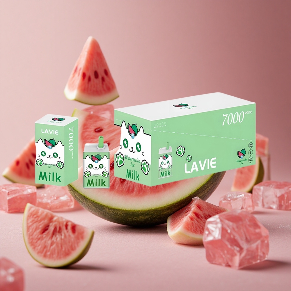 LAVIE Milk 7000 Puffs Watermelon Ice 16ML Type C New Zealand wholesale suppliers