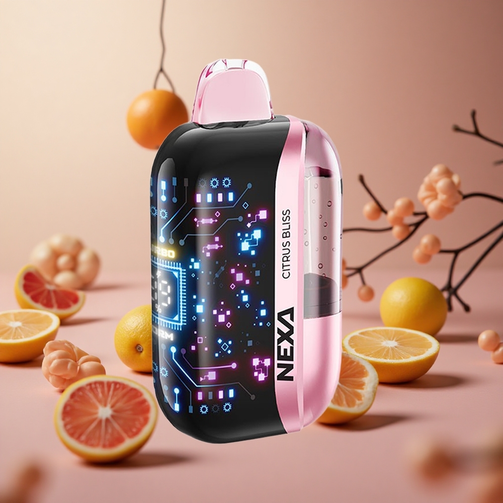 NEXA Ultra 50000 Puffs Citrus Bliss 20ml Prefilled Capacity 800mah Battery Capacity New Zealand wholesale suppliers