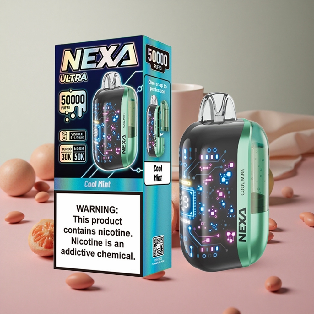 NEXA Ultra 50000 Puffs Cool Mint 20ml Prefilled 800mah Battery New Zealand wholesale suppliers