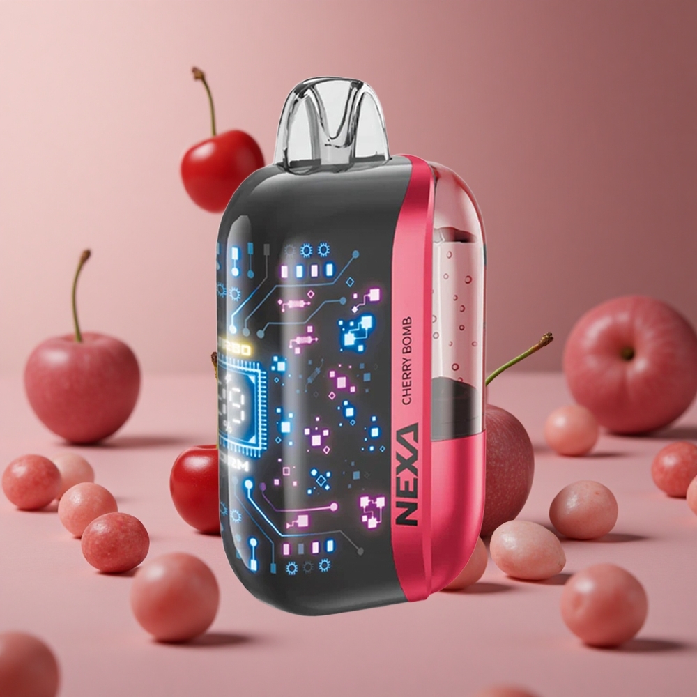 NEXA Ultra 50000 Puffs Disposable Vape Cherry Bomp 20ml Prefilled 800mah Battery New Zealand wholesale suppliers