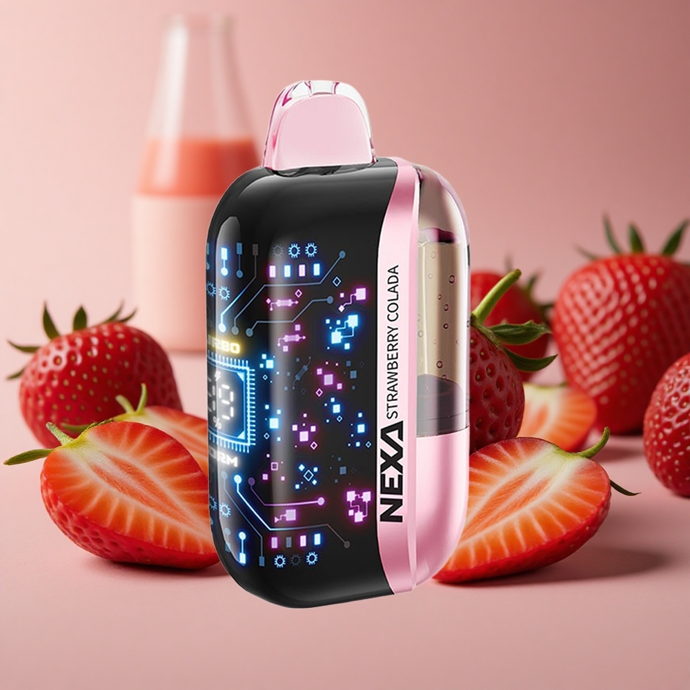 NEXA Ultra 50000 Puffs Disposable Vape Strawberry Colada 20ml Prefilled Capacity Type-C Charging New Zealand wholesale suppliers